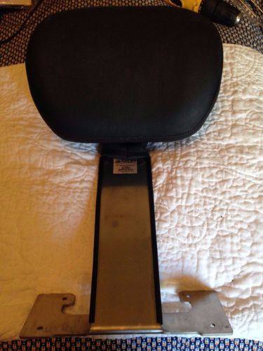 Pre-owned.  black, bmw motorcycle seat back rest for 2006 bmw 1200rt