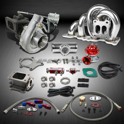 Ct26 t04 .63ar 400+hp boost 9pc turbo charger+manifold kit for 3sgte mr2/gts/gt4