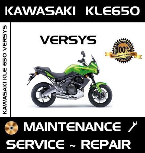 Kawasaki kle650 versys kle 650 service maintenance repair manual  free shipping