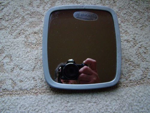 Rv replacement mirror head velvac 6&#034; x 6 1/2&#034;, side mount, stainless, flat glass