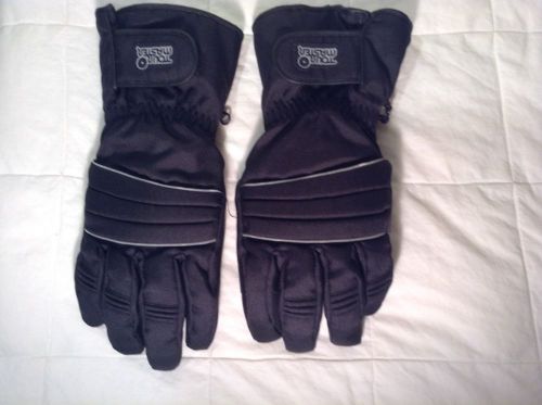 Tourmaster adult cold-tex motorcycle gloves black xlarge