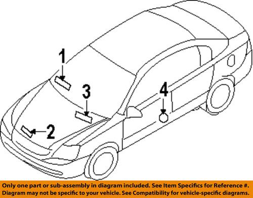 Kia oem 976992g000 labels-info label