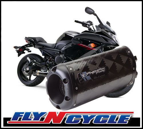 Two brothers v.a.l.e. bs full exhaust m-2 carbon can 2009-2013 yamaha fz-6r