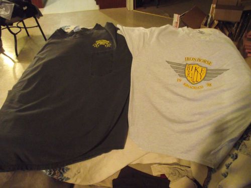 Motorcycle run t-shirts sturgis, daytona, hollister, lone star rally, etc. (10)