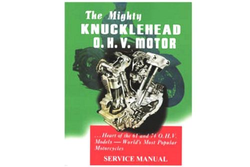 Service manual for hd bt flathead and knucklehead models 1937-1948