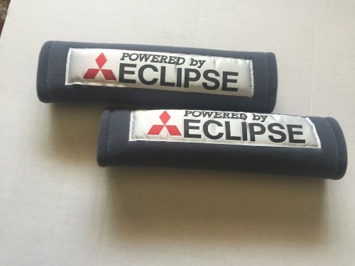 Gray seat belt cover shoulder pads in 2 pcs-eclipse