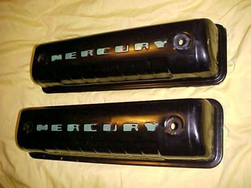 Mercury block letter y block tin valve covers