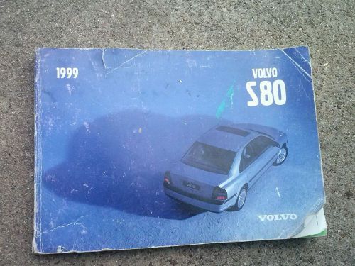 1999 volvo s80 owners manual guide oem used