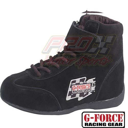 G-force mid top driving shoe black size 7 nhra imca ihra usmts 02406