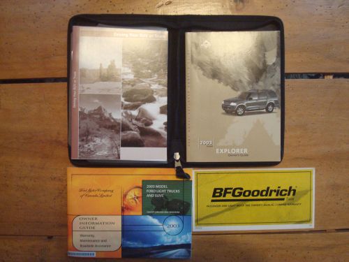 2003 ford explorer owner&#039;s guide kit