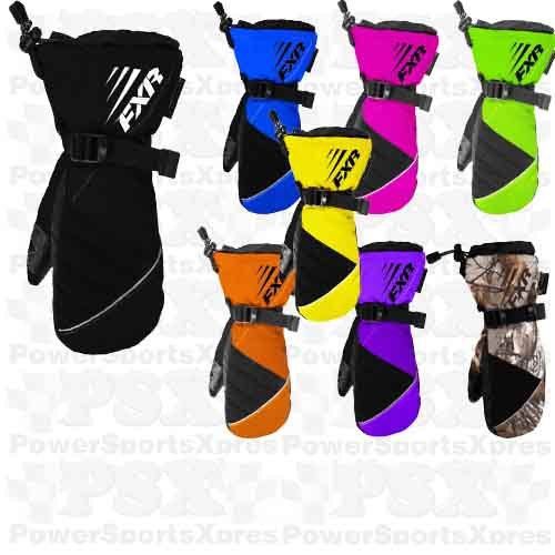 Fxr youth helix race snowmobile mitt