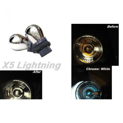 Light bulbs, 3156, chrome x5 lightning white silver