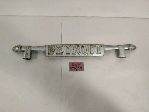 Detroit cast iron plate ford dodge chevy muscle grille - rat hot rod