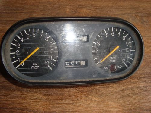 Yamaha speedometer and tachometer 387.5 miles