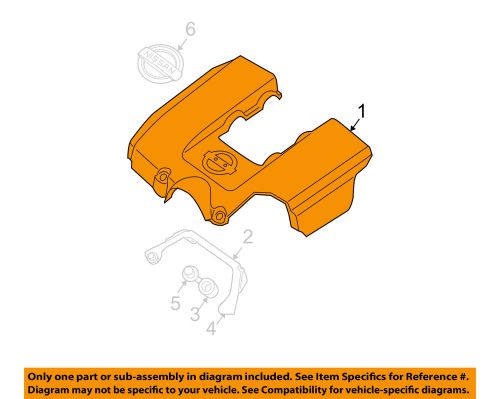 Nissan oem 04-06 titan 5.6l-v8 engine appearance cover-engine cover 140417s00a