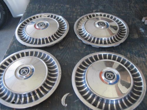 Vintage ford 13&#034; 13 inch hubcaps wheelcovers fomoco for ??? maybe mustang