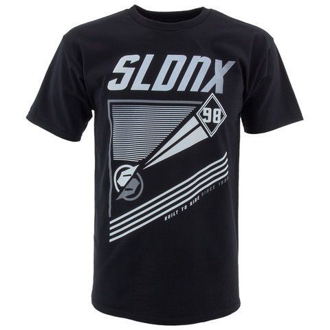 Slednecks absolute mens short sleeve t-shirt black/white