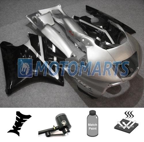 Bundle fairing w/ brake fluid reservoir oil pot for honda cbr600 f3 1997 1998 ad