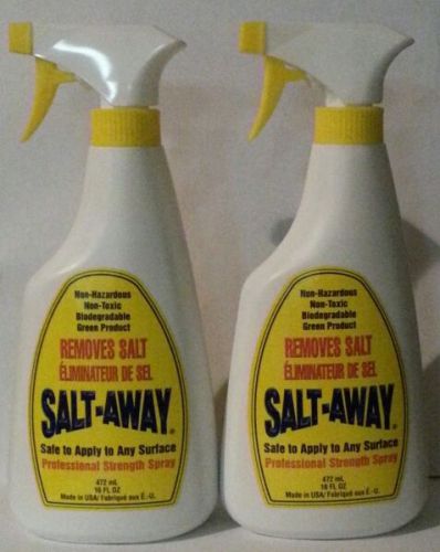 (two bottles) salt-away 16oz large spray salt water fishing reels shimano