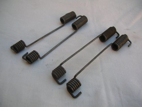 Dkw auto union 1000 &amp; 1000s  front brake shoe return spring set !!!!!!!!