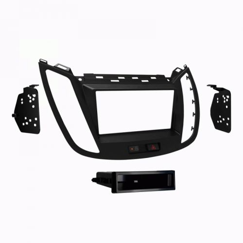 Metra 99-5833b 13-up ford escape single/double din installation dash kit - black