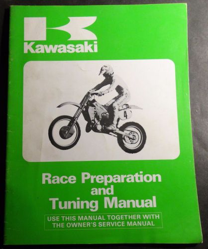 1985 kawasaki kx125, kx250, kx500 race,preparation &amp; tuning service manual (246)