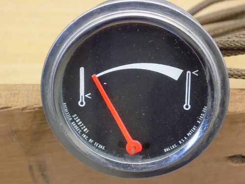 Rochester gauges water temp gauge 5&#039; cable 2 1/4&#034; dia 536972r1 rat rod