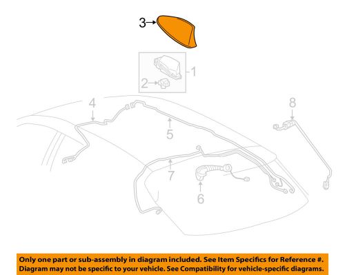 Lexus toyota oem 14-15 ct200h antenna-cover 8607776010a1