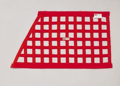 Rjs racing equipment 50523-4 red ribbon window safety nets 23&#034; x 32&#034; x 18&#034;