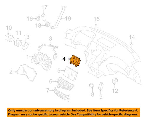 Infiniti nissan oem 11-13 m56-clock 258101ma0a