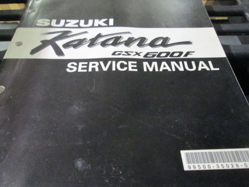 Suzuki gsx600f gsx 600 katana repair service manual original oem