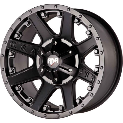 Sell 17x9 Black Red Dirt Road USA RD04 5x5 & 5x5.5 +12 Rims 37X12 ...