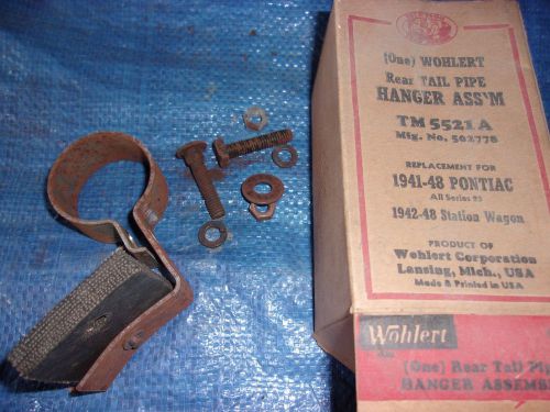 Nors 1941 - 1948 pontiac all series 95 rear tail pipe hanger assembly wohlert