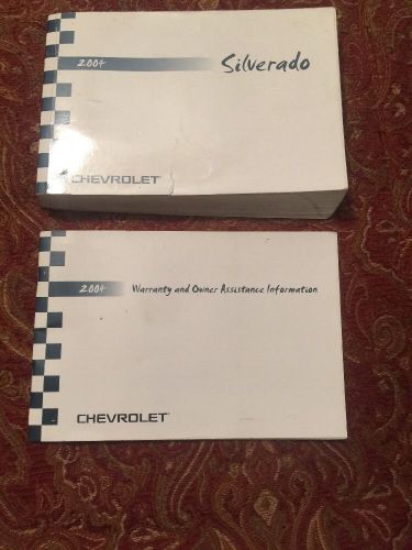 2004 chevy silverado owners manual set free shipping!