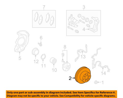 Toyota oem 04-10 sienna front brake-rotor 4351208040