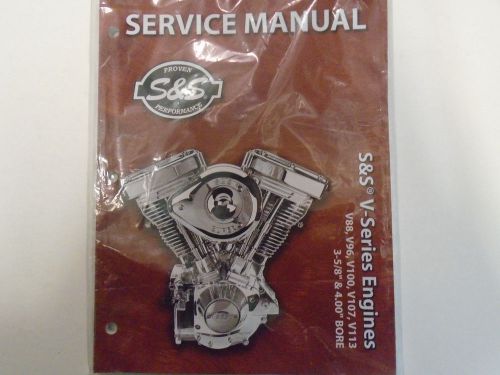 S&amp;s v-series engines 88 96 100 107 113 service repair shop manual new