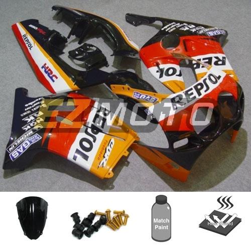 Bodywork fairing pack w/ windscreen & bolts for honda cbr250r mc19 1988 1989 ab