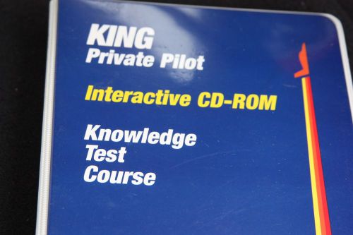 King private pilot interactive knowledge test course cd rom (16) excellent shape
