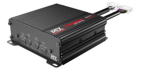 Mtx mud100.4 400w rms 4 channel class d water resistant power sports amplifier