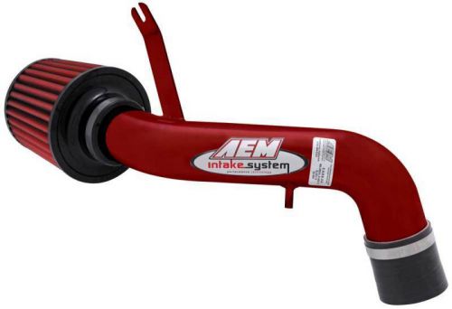 Aem 22-404r red cold air short ram intake system for 94-01 acura integra gsr