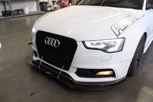 2013 2014 2015 audi s5 front bumper carbon fiber splitter