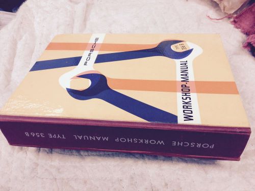 Porsche 356b factory workshop manual type 356 b original excellent 1960 edition