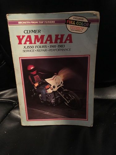 Yamaha clymer repair manual book xj550 81-83