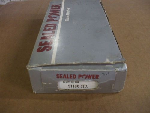 Nos sealed power 9116x std. piston ring set-mid 1970,s gm truck 6.6l