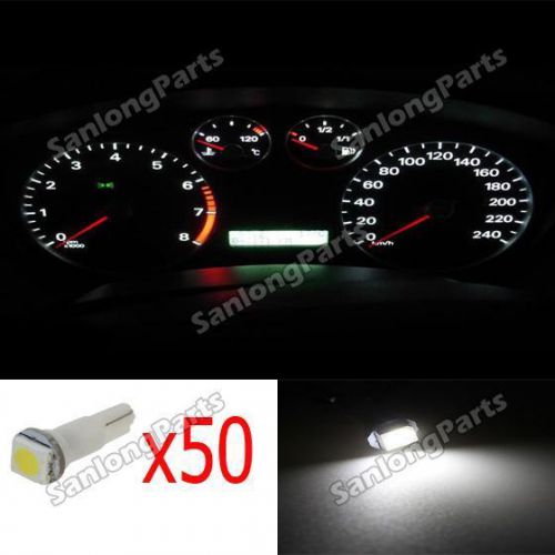 50x6000k white t5 hole 74 led smd dash speedometer panel light