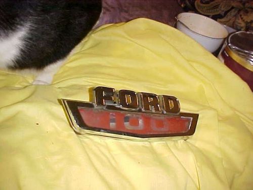 1964 ford pu f-100 4 x 4 side of hood trim ford f-100 c4tb-16a652-5