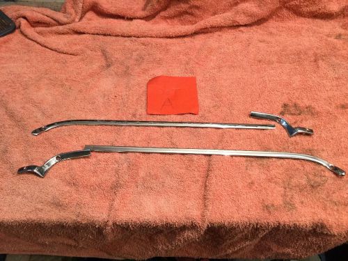 1964 1/2 1965 ford mustang under dash trim stainless steel 4 pcs