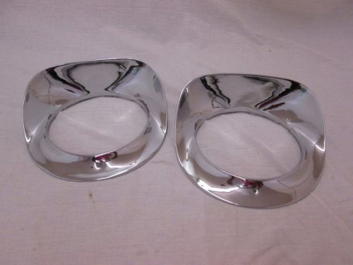 1957 gmc head light bezels headlight housings