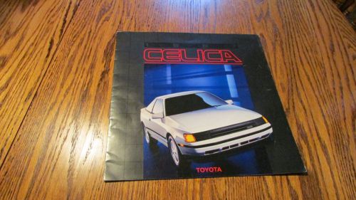 Toyota 1987 celica color sales brochure