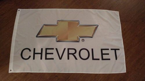 Chevrolet flag banner silverado colorado chevelle 3x5 car enthusiast mancave